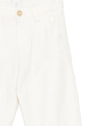 Pantaloni per bambino Eleventy Kids bianchi con tasche applicate EX6P50 I0233 101 ELEVENTY KIDS 