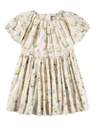 Abito Christen per bambina Molo beige con stampa a fiori 2S26E112 9541 MOLO KIDS 