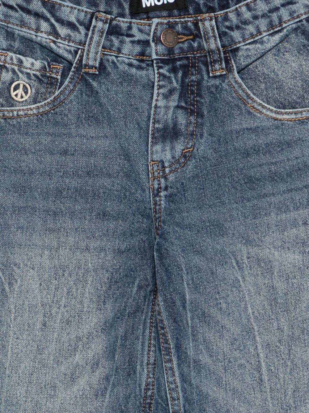 Jeans Askio per bambino Molo denim con design cinque tasche 6S26I112 5662 MOLO KIDS 