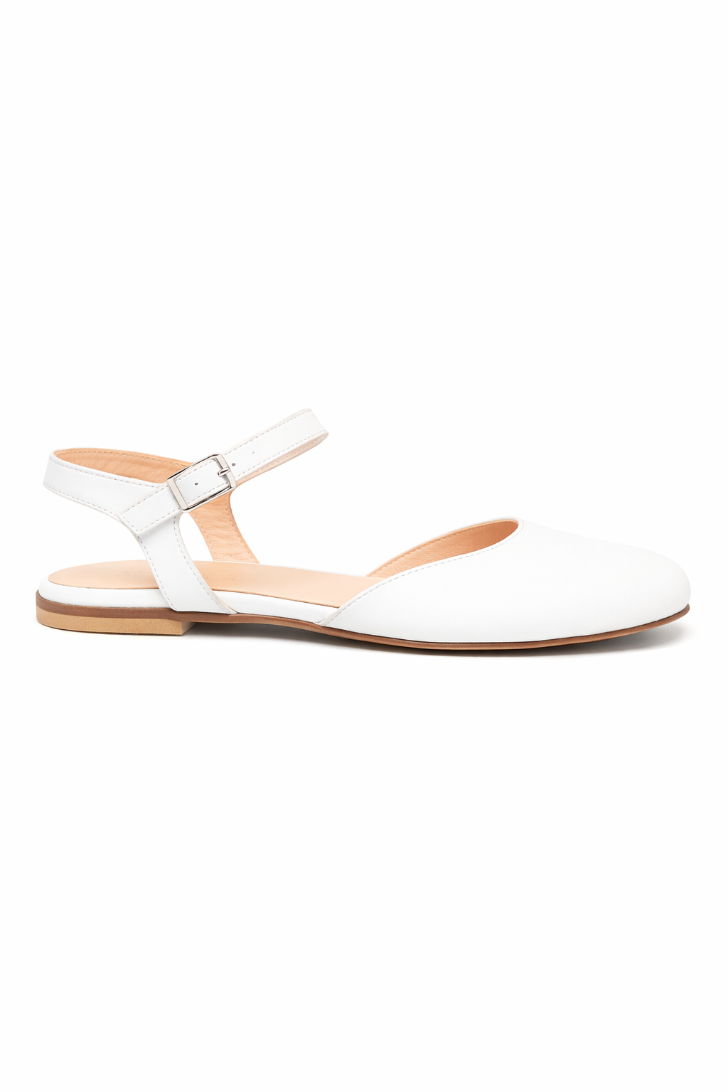 Ballerine per bambina Andrea Montelpare bianche in pelle con punta smussata MT11626 VAR1 MONTELPARE TRADITION KIDS 