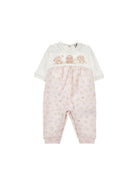Tutina per neonata Monnalisa rosa con stampa coniglietti 35G206 7000 0190 MONNALISA KIDS 