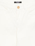 Jeans da bambino Balmain Kids bianco con decorazione BY6V0T Z3702 102 BALMAIN KIDS 