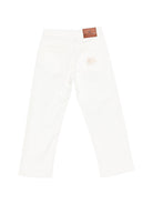 Pantaloni per bambino Etro Kids bianchi con ricamo GY6V0T Z3702 101 ETRO KIDS 