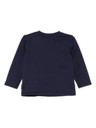 T-shirt per neonati Moschino Kids blu con motivo Teddy Bear MXO00RLAA10 40016 MOSCHINO KIDS 