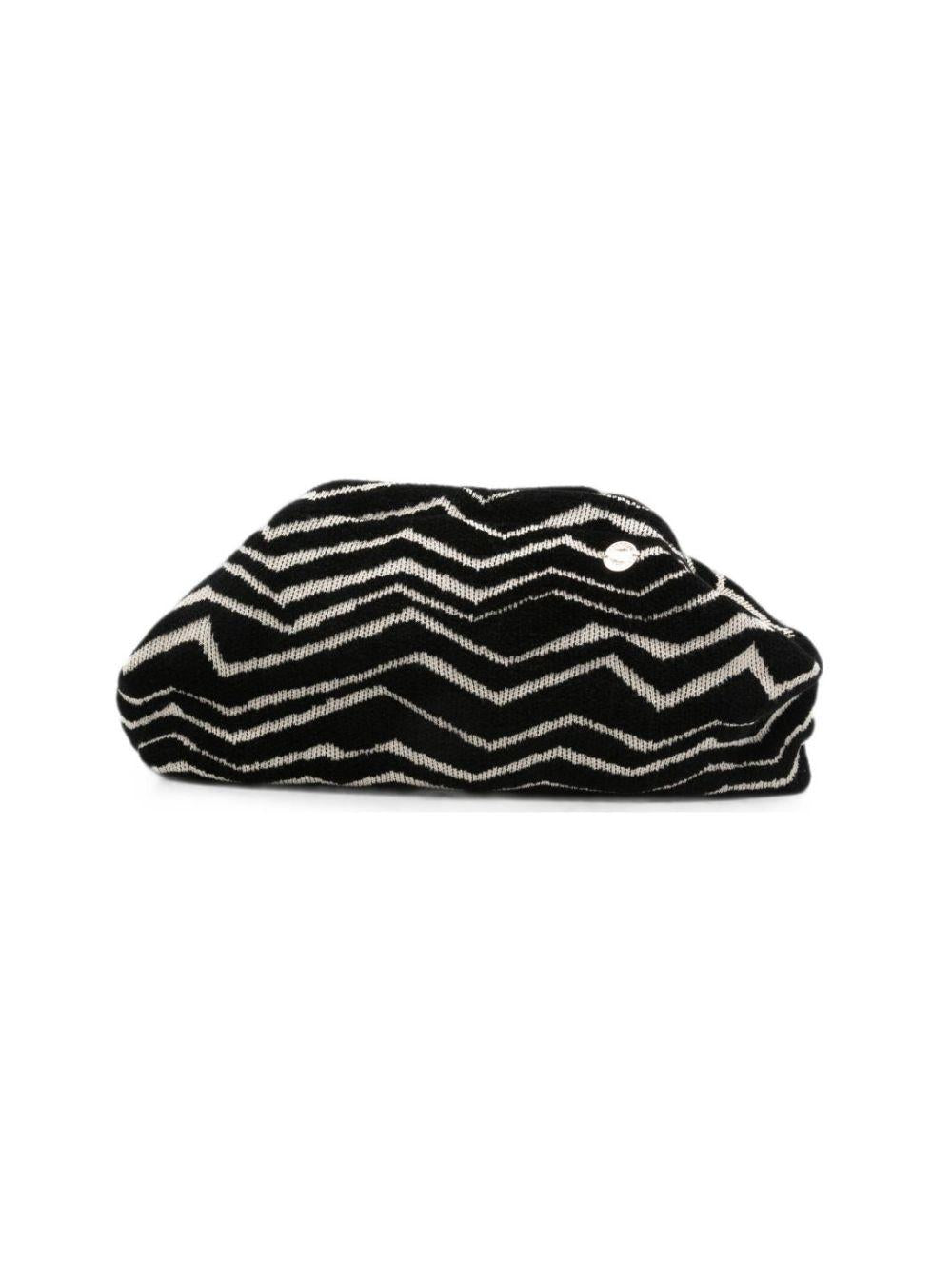 Borsa per bambina Missoni Kids nera con stampa zigzag MZ0B28 W0028 930BG MISSONI KIDS 