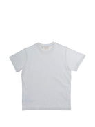 T-shirt per bambini Off-White Kids bianca con logo sul davanti 44BAA002S26J001 100 OFF WHITE KIDS 