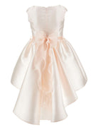 Abito per bambina Monnalisa beige con dettaglio con fiocco 71G912 7304 0092 MONNALISA KIDS 