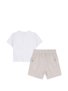 Set t-shirt con shorts per neonato Boss Kids bianco con logo J53050 21K BOSS KIDS 