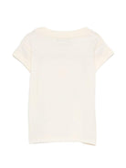 T-shirt per neonato Bonpoint bianca con stampa grafica sul davanti S06YTSK00008 103 BONPOINT KIDS 