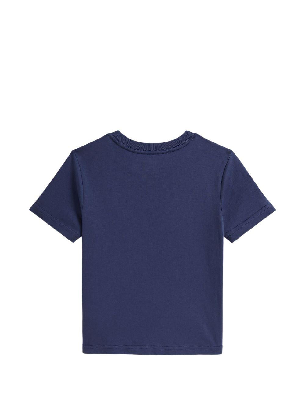 T-shirt per bambino Polo Ralph Lauren Kids blu con motivo Polo Pony 322832907 503 Ralph Lauren kids 