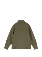 Giubbino per bambino Givenchy Kids verde con logo ricamato sul petto H31405 653 GIVENCHY KIDS 