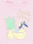 T-shirt per bambina Billieblush rosa con stampa grafica U21954 46N BILLIEBLUSH KIDS 
