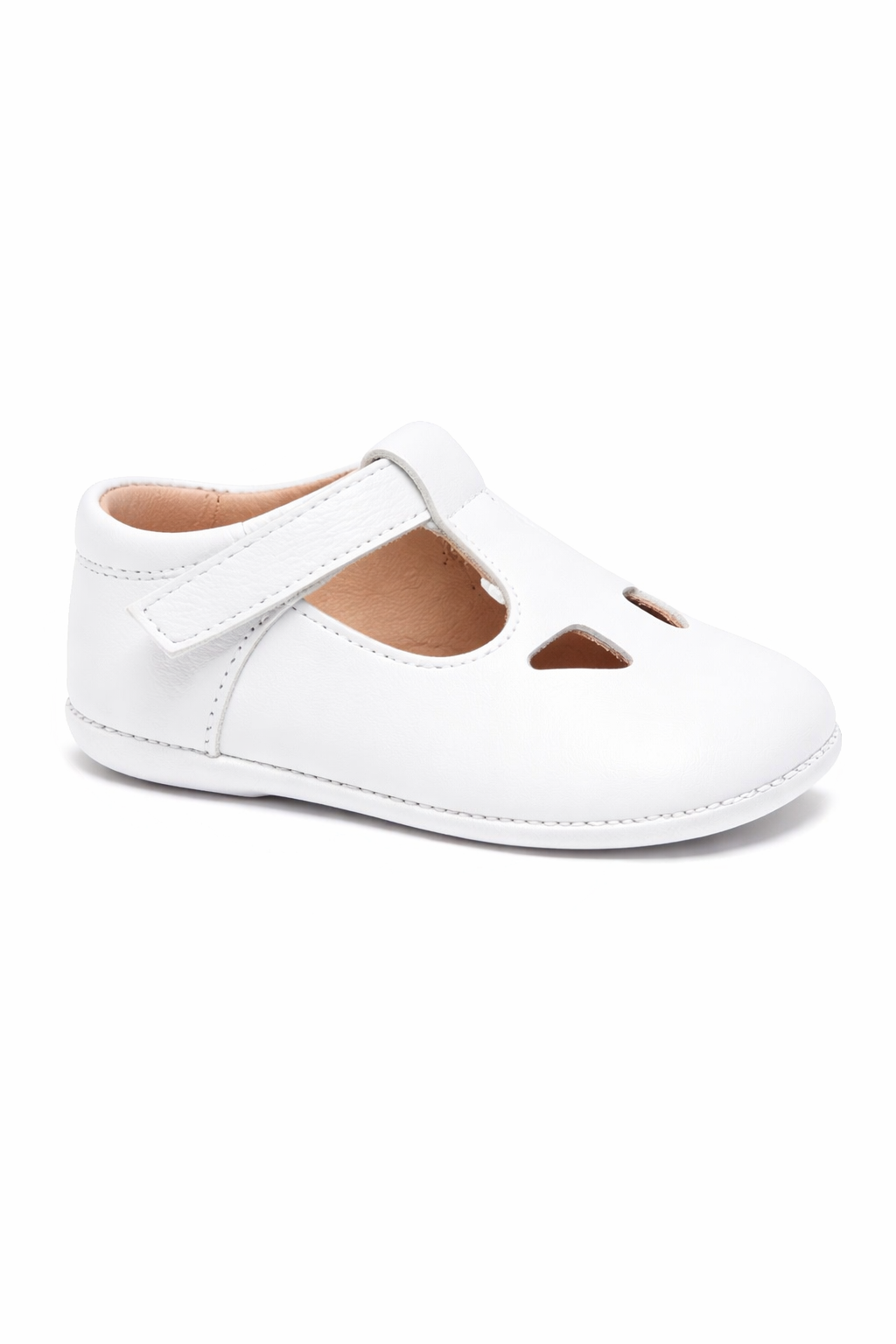 Scarpe primi passi per neonati Eli1957 bianche traforate 0375AL BLANCO Eli Kids 
