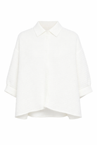 Camicia per bambina Douuod Kids bianca con colletto classico DY5B10 U0267 100 DOUUOD KIDS 