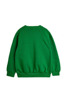 Felpa per bambino Mini Rodini verde con stampa grafica pantera 11000335 GREEN MINI RODINI KIDS 