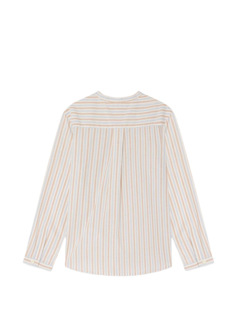Camicia per bambino Bonpoint multicolore con motivo a righe S06BSHW00029 210 BONPOINT KIDS 