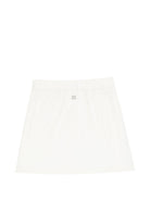 Gonna per bambina Douuod Kids bianca con dettaglio fiori DY7A71 P0589 101 DOUUOD KIDS 