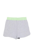 Shorts per bambina MSGM Kids grigi con vita elasticizzata S6MSJGSH021 271/01 MSGM KIDS 