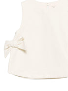 Blusa Veeri per bambina Donsje beige con dettaglio fiocchi 4115600 00133 DONSJE 