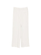 Pantaloni per donna Alysi beige con design plissettato 116138 P6021 GESSO ALYSI 