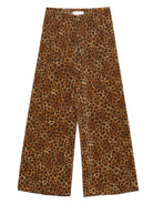 Pantaloni Amalia da donna MC2 Saint barth marrone con stampa animalier AML001 00091L MC2 ST. BARTH 