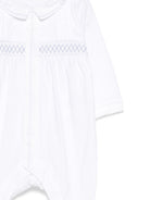 Tutina per neonati Tartine & Chocolat bianco con dettaglio con punto smock CC54140 01 TArtine & Chocolat KIDS 