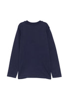T-shirt per bambini Moschino Kids blu con motivo Teddy Bear HZO00JLAA20 40016 MOSCHINO KIDS 