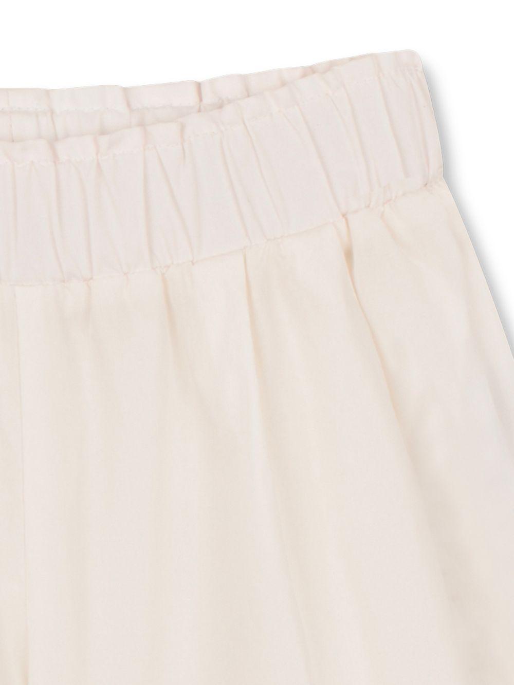 Shorts per neonata Chloé Kids bianchi con elastico in vita C20909 117 CHLOE' KIDS 