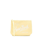 Pochette Aline MC2 Saint Barth giallo con stampa logo ALI0053 00766L MC2 ST. BARTH KIDS 