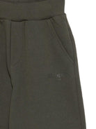 Pantaloni per bambino Balmain Kids verdi con logo BX6A80 Z3183 762 BALMAIN KIDS 