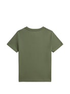 T-shirt per bambino Polo Ralph Lauren Kids verde con ricamo logo 322B18474 001 Ralph Lauren kids 