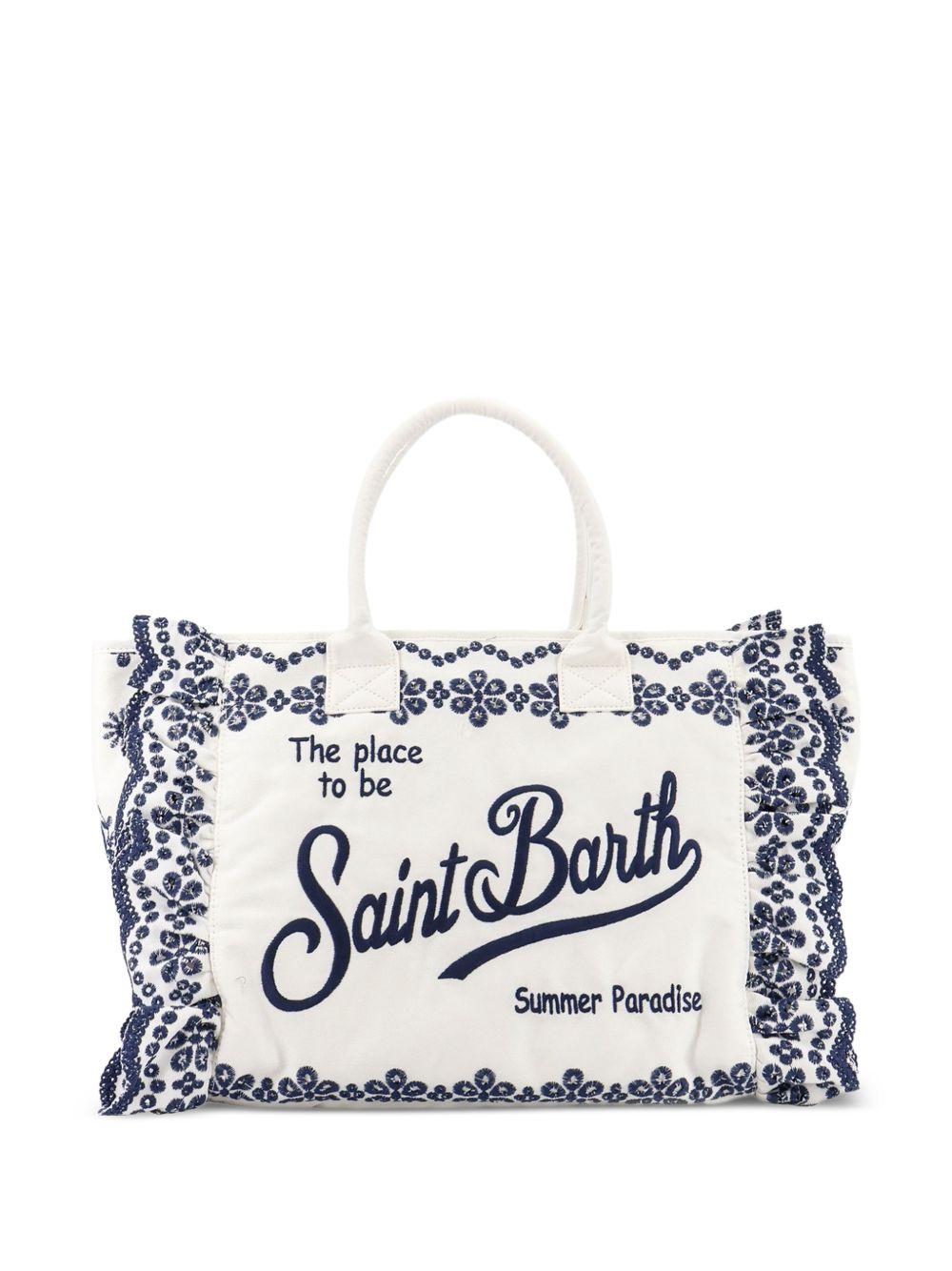 Borsa Vanity MC2 Saint barth bianca in pizzo sangallo VANI0029 02534L MC2 ST. BARTH KIDS 