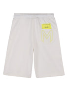 Shorts per bambino The Marc Jacobs Kids bianchi con toppa con logo posteriore W60788 N05 THE MARC JACOBS KIDS 