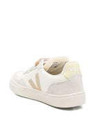 Sneakers per bambini Veja Kids v-90 con dettagli in pelle scamosciata BN2021651 PURE ALMOND NATURAL VEJA KIDS 
