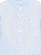 Camicia per neonato Tartine Et Chocolat azzurra con taschino sul petto CC12001 44 TArtine & Chocolat KIDS 
