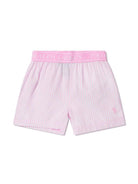 Pigiama per bambina Polo Ralph Lauren Kids bianco e rosa con stampa Polo Pony P0146 W2Q Ralph Lauren kids 