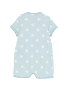 Tutina per neonato Petit Bateau azzurro con motivo a cuore A0FVD 01 PETIT BATEAU KIDS 