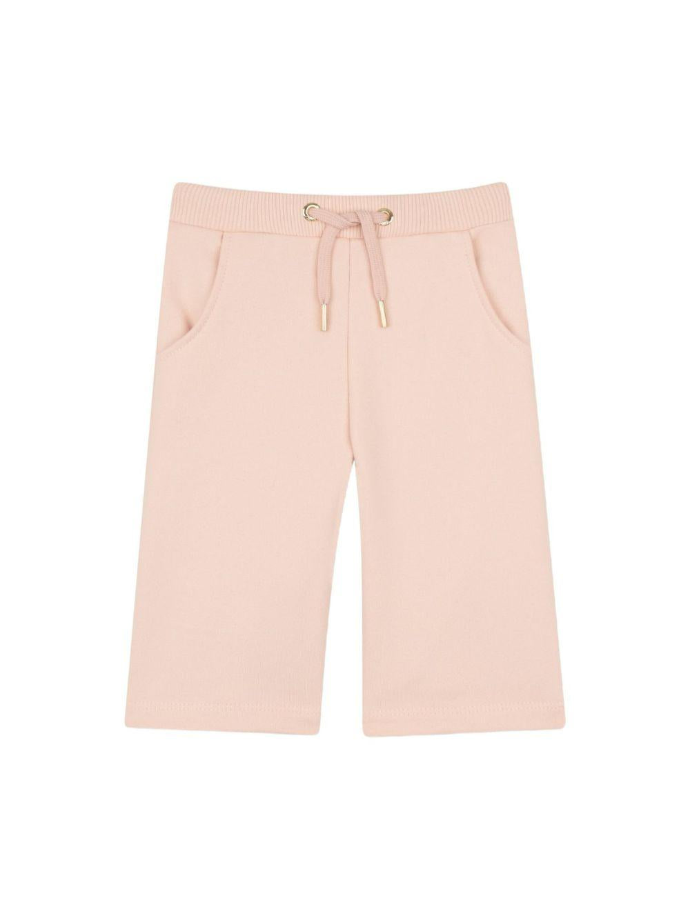 Pantaloni sportivi per neonata Chloé Kids rosa con coulisse in vita C20904 46J CHLOE' KIDS 