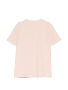 T-shirt per bambina Elisabetta Franchi La Mia Bambina rosa con logo sul davanti EFTS2600JE006 C125 ElISABETTA FRANCHI KIDS 