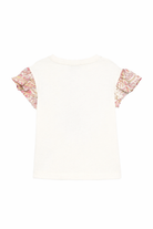 T-shirt per bambina Etro Kids beige con stampa floreale GY8A01 Z3672 102RS ETRO KIDS 