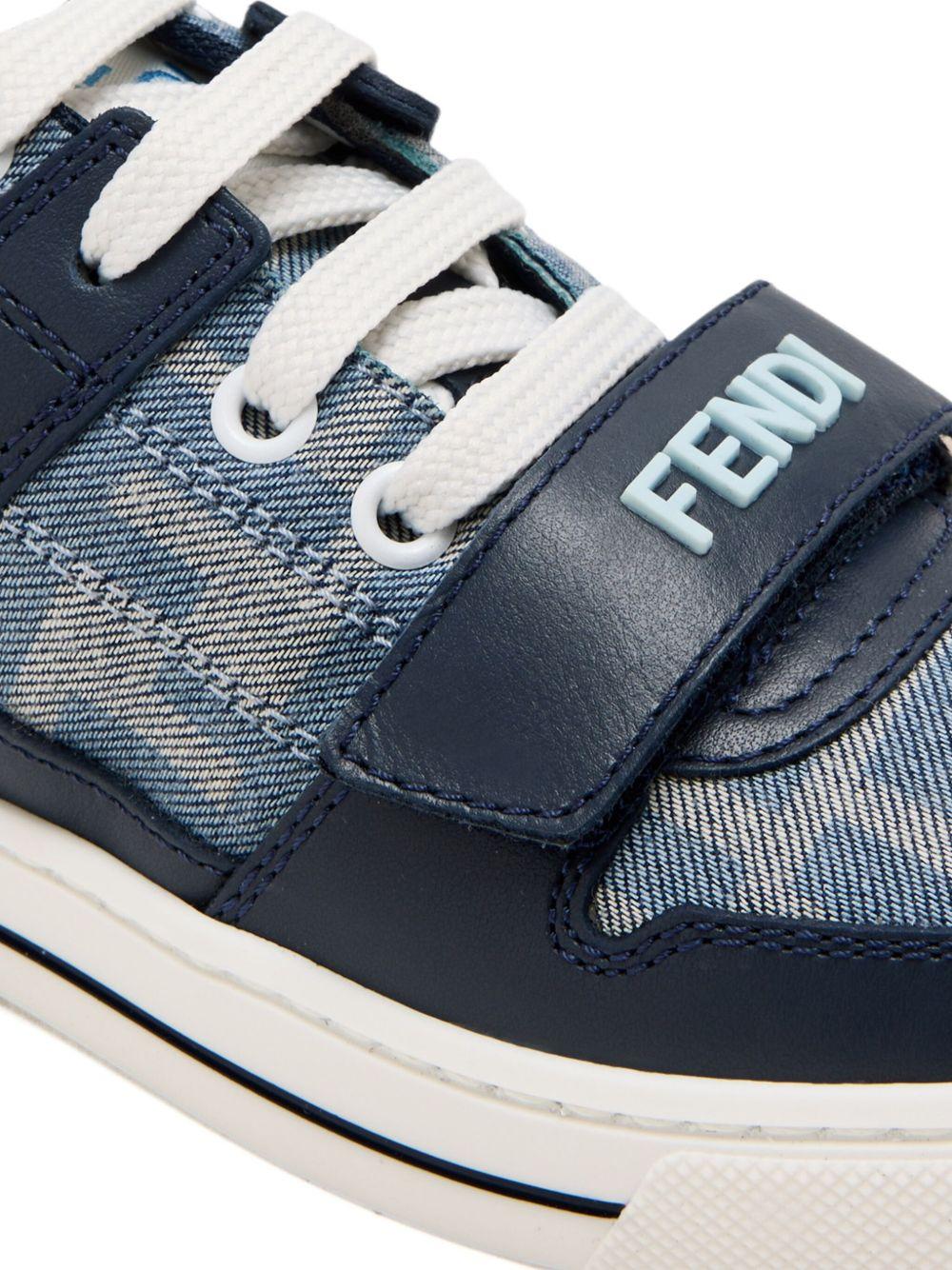 Sneakers per bambino Fendi Kids blu con motivo FF JMR476 AUHF F1T0N FENDI KIDS 