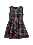 Abito per bambina Monnalisa Kids multicolore con motivo tartan 18HSCA 8321 3156 MONNALISA KIDS 