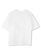 T-shirt per bambino Marc Jacobs Kids bianco con taschino 3D con zip W60449 10P THE MARC JACOBS KIDS 