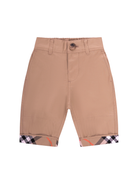 Pantaloni per neonato Burberry Kids beige con caratteristico motivo Vintage Check 8121240 B9719 BURBERRY KIDS 