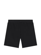 Pantaloncini per neonato Moschino Kids neri con stampa tre Teddy Bear MUQ01ULAA17 60100 MOSCHINO KIDS 