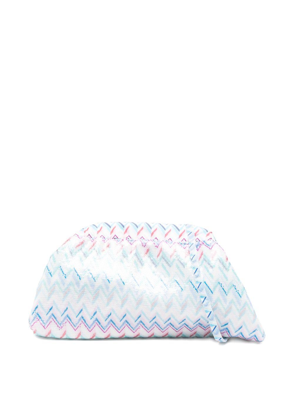 Borsa pert bambina Missoni Kids multicolore con motivo a zig zag MY0B38 U0251 600RS MISSONI KIDS 