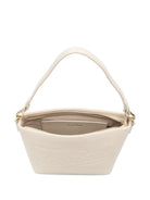 Borsa Aline MC2 Saint Barth bianca con logo goffrato ALI0034 01516L MC2 ST. BARTH KIDS 