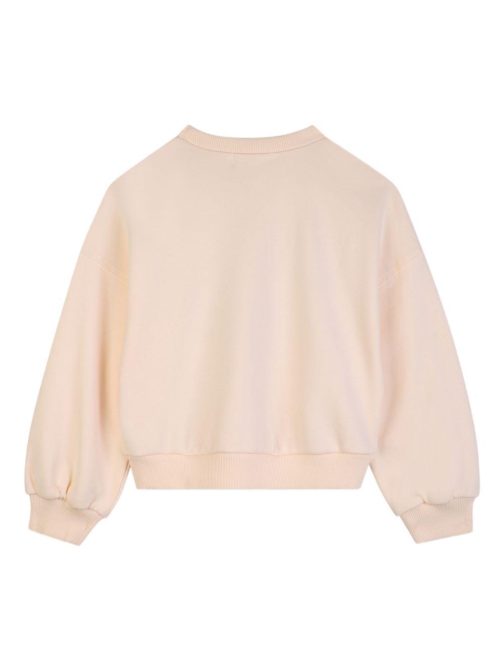 Felpa per bambina Billieblush rosa con stampa grafica U21916 148 BILLIEBLUSH 