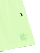 Shorts per bambina Molo verde con vita elasticizzata 6S26H207 5694 MOLO 
