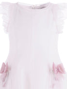 Abito per bambina Monnalisa bianco con fiocco 71G905 T9945 0191 MONNALISA KIDS 